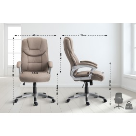 Chaise de bureau Texas V2 Tissu