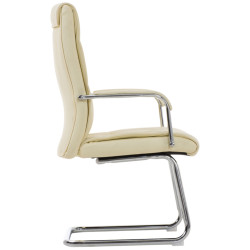 Ensemble de 2 chaises, couleur crème Caro