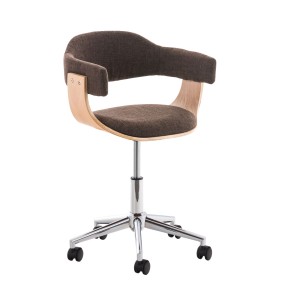 Chaise de bureau Brьgge Tissu, natura