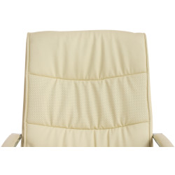 Lot de 2 chaises Caro couleur crème