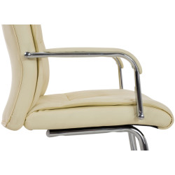 Lot de 2 chaises Caro couleur crème
