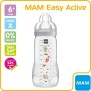 MAM Easy Active 2eme Âge Biberon +6m Éléphant Ivoire 330ml