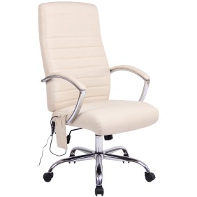 Chaise de bureau Valais Tissu avec fonction massage