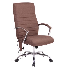 Chaise de bureau Valais Tissu avec fonction massage