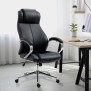 Chaise de bureau Salford Echtleder