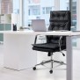 Chaise de bureau Sotira Echtleder