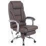 Chaise de bureau Pacific Echtleder avec fonction massage