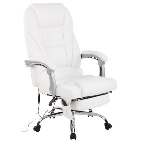 Chaise de bureau Pacific Echtleder avec fonction massage