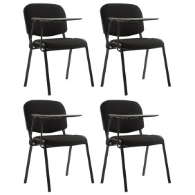 Lot de 4 chaises Ken avec table pliante Tissu