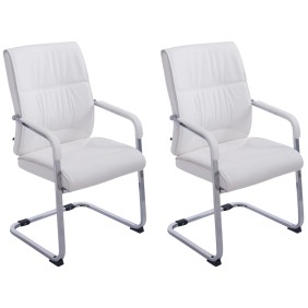 Lot de 2 chaises cantilever XXL Anubis