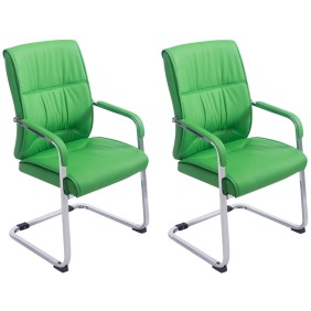 Lot de 2 chaises cantilever XXL Anubis