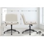 Chaise de bureau Kingman Tissu