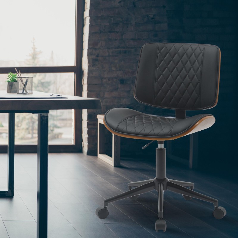 Chaise de bureau Plover Faux cuir