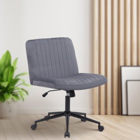 Chaise de bureau Kingman Samt