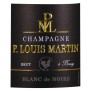 Champagne Paul Louis Martin Blanc de noirs Brut - 75 cl