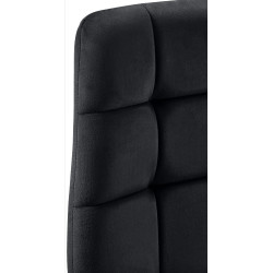 Ensemble de 4 chaises de salle à manger Antibes noires