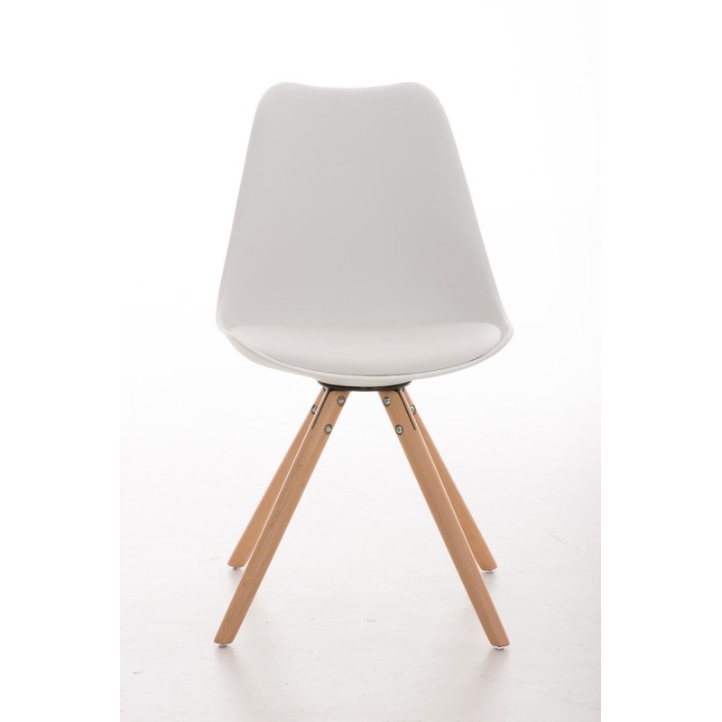 Chaise ronde Pegleg naturel