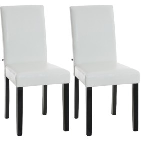 Lot de 2 chaises de salle à manger Ina noir