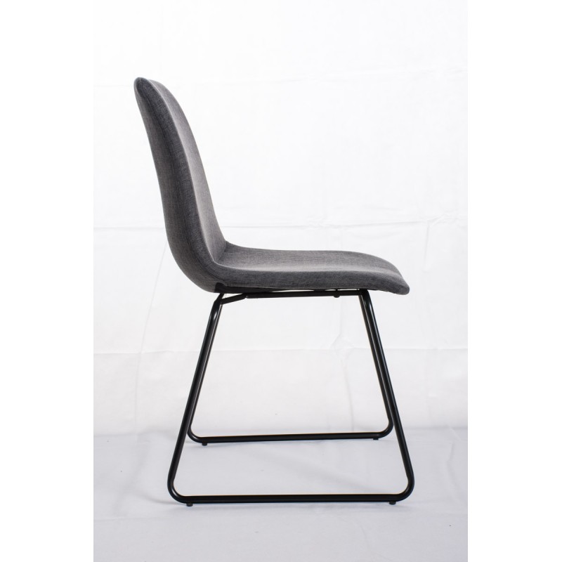 Chaise visiteur Francis noire