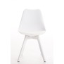 Chaise visiteur Borneo blanc