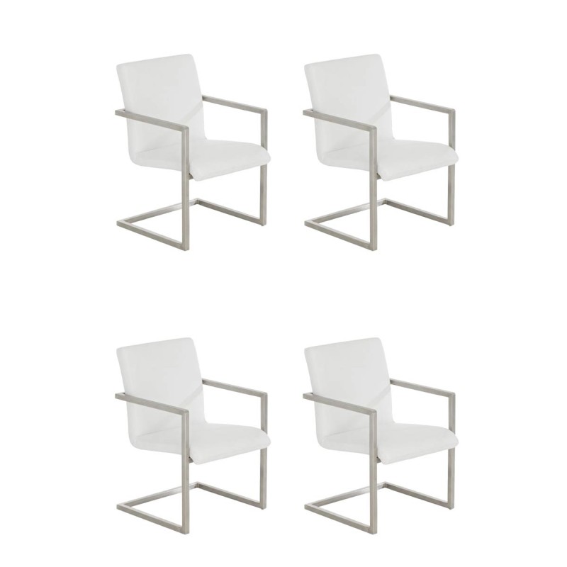 Lot de 4 chaises visiteurs Java