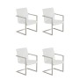 Lot de 4 chaises visiteurs Java