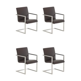 Lot de 4 chaises visiteurs Java