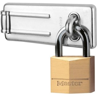 Pack Comprenant un Moraillon de Porte et un Cadenas a Clé - MASTER LOCK - 140703EURD -