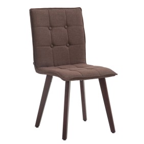 Chaise Miller en tissu Cappuccino