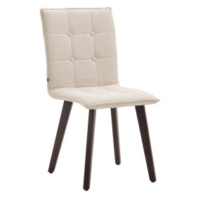 Chaise Miller en tissu Cappuccino