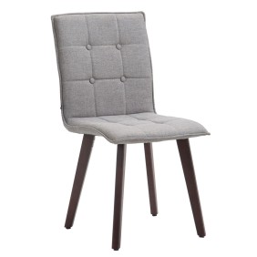 Chaise Miller en tissu Cappuccino