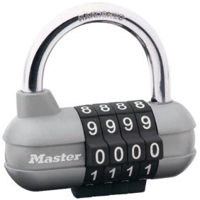 Cadenas a Combinaison - MASTER LOCK - 1520EURD - Gris - 5,9 x 6,4 x 2,6 cm