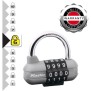 Cadenas a Combinaison - MASTER LOCK - 1520EURD - Gris - 5,9 x 6,4 x 2,6 cm