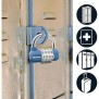 Cadenas a Combinaison - MASTER LOCK - 1520EURD - Gris - 5,9 x 6,4 x 2,6 cm