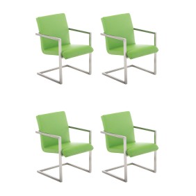 Lot de 4 chaises visiteurs Java