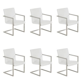 Lot de 6 chaises visiteurs Java