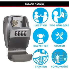 Boite a clés sécurisée - MASTER LOCK - 5415EURD - Produit certifié - Select Access Partagez vos clés en toute sécurité