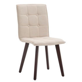 Chaise Miller en tissu Cappuccino