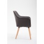 Chaise Picard V2 cuir artificiel Natura