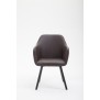 Chaise Picard V2 simili cuir noir