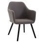 Chaise Picard V2 tissu café