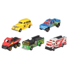 Coffret de 5 véhicules Matchbox - Modele aléatoire - Des 3 ans