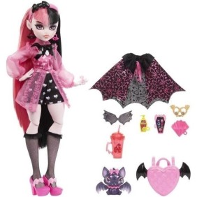 Poupée Monster High - Draculaura avec chauve-souris de compagnie