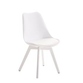 Chaise visiteur Borneo blanc