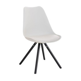 Chaise ronde Pegleg noire