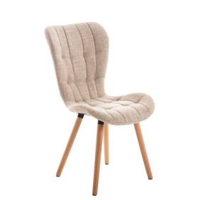 Chaise Elda tissu naturel