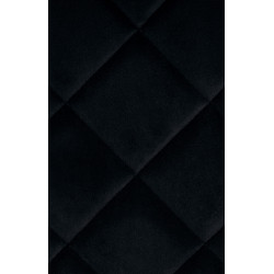 Ressorts de chaise en velours noir