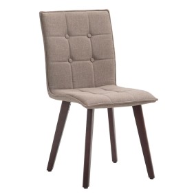 Chaise Miller en tissu Cappuccino