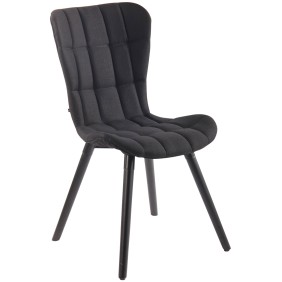 Chaise Odda tissu noir