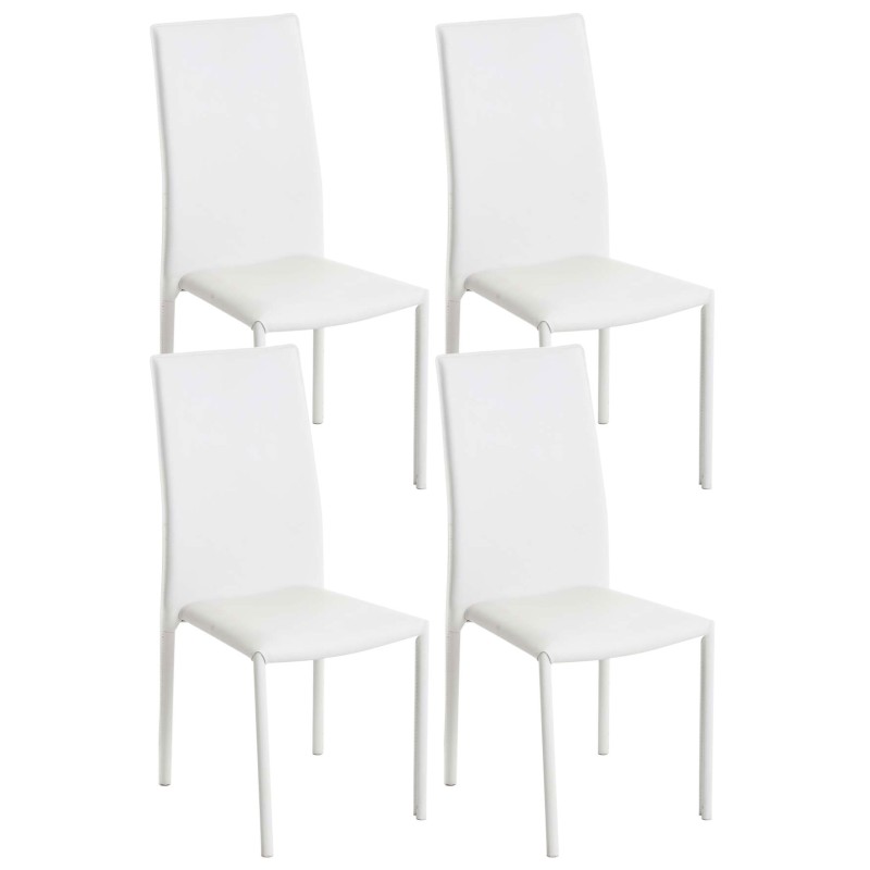 Lot de 4 chaises visiteurs Laurus